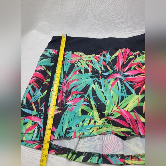 Fabletics Lorraine Run Skirt Tropical Print Size Large - Picture 7 of 9
